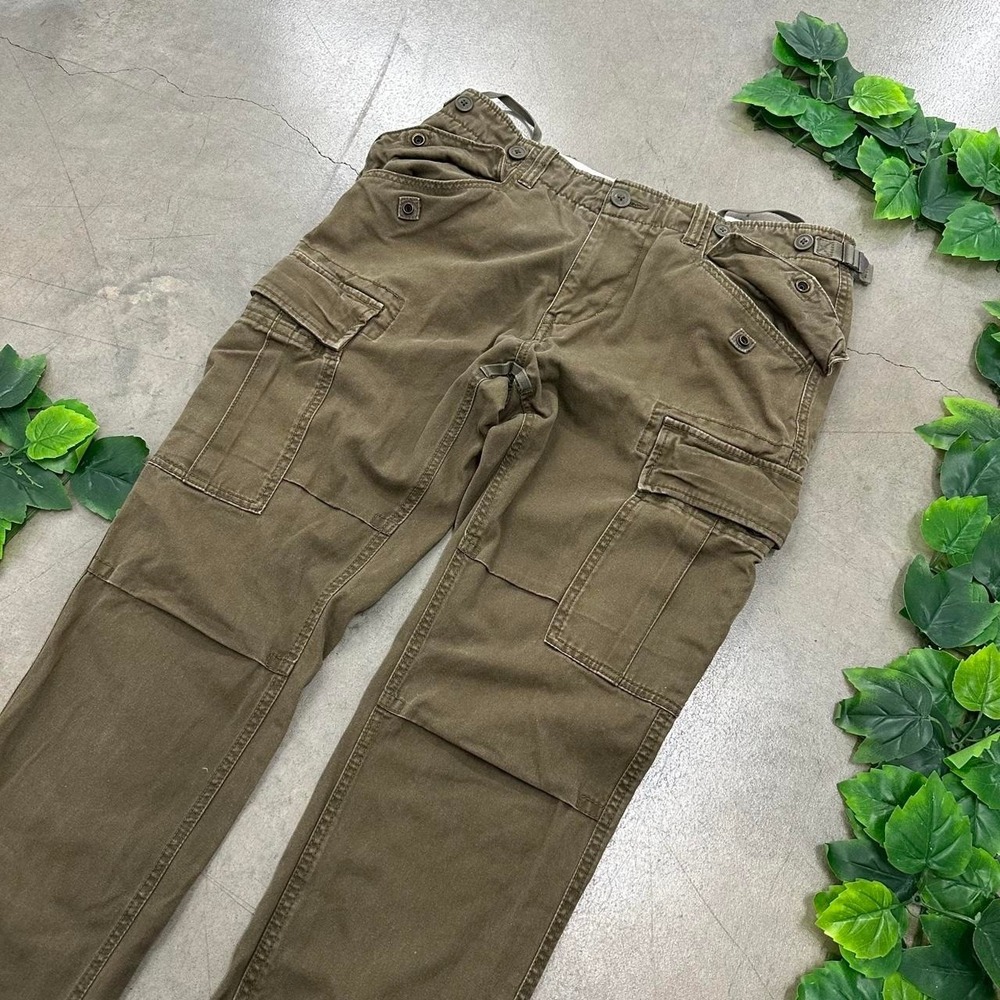 WHO.A.U Olive Cargo Pants